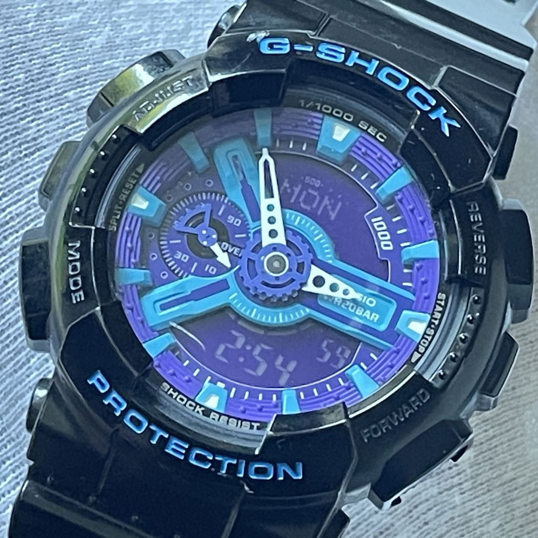 G-Shock Ga-110Hc Digital-Analog Quartz Men Casio 20 Bar Resist 