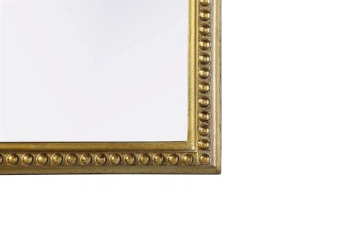 Elegant Decor Naomi Vintage Resin Mirror 33X42 in Antique Brass - Picture 6 of 7