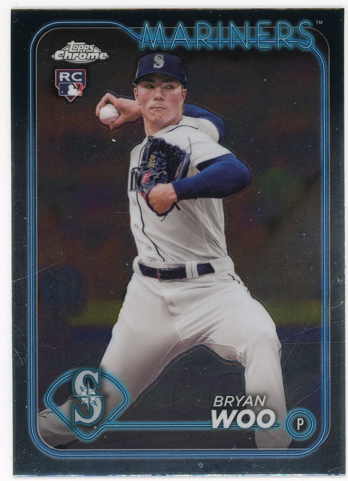 2024 Topps Chrome - Bryan Woo #172 (RC) Mariners