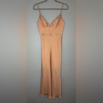 lake como fitted bodice cami strap midi dress Ava Fitted Open Back Lace Bodice Prom Dress main image 0