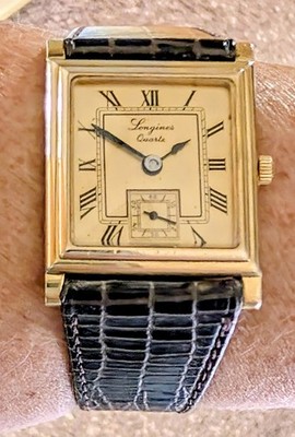 1982 Longines Tank Quartz 150 years Centenary L976.2 13J Art Deco Style Watch