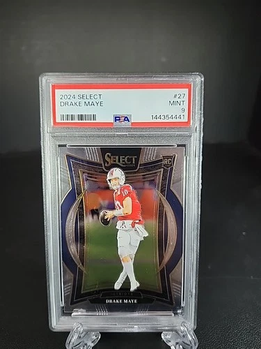2024 Panini Select - Concourse Drake Maye #27 PSA 9 (RC)