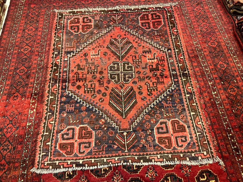 COLLECTORS' ITEM Antique Caucasian Kazak Pictorial Carpet - Image 2 of 4