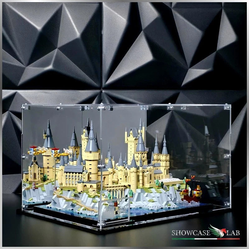 TECA IN PLEXIGLASS ACRILICO-SHOWCASE-TECA PER SET LEGO® 11380 - BICI DA CORSA foto 2