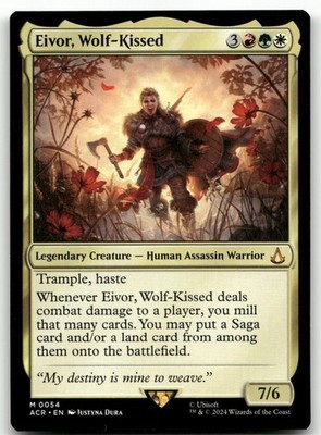 Eivor, Wolf-Kissed #54 (NM) Assassin's Creed ACR Magic MTG