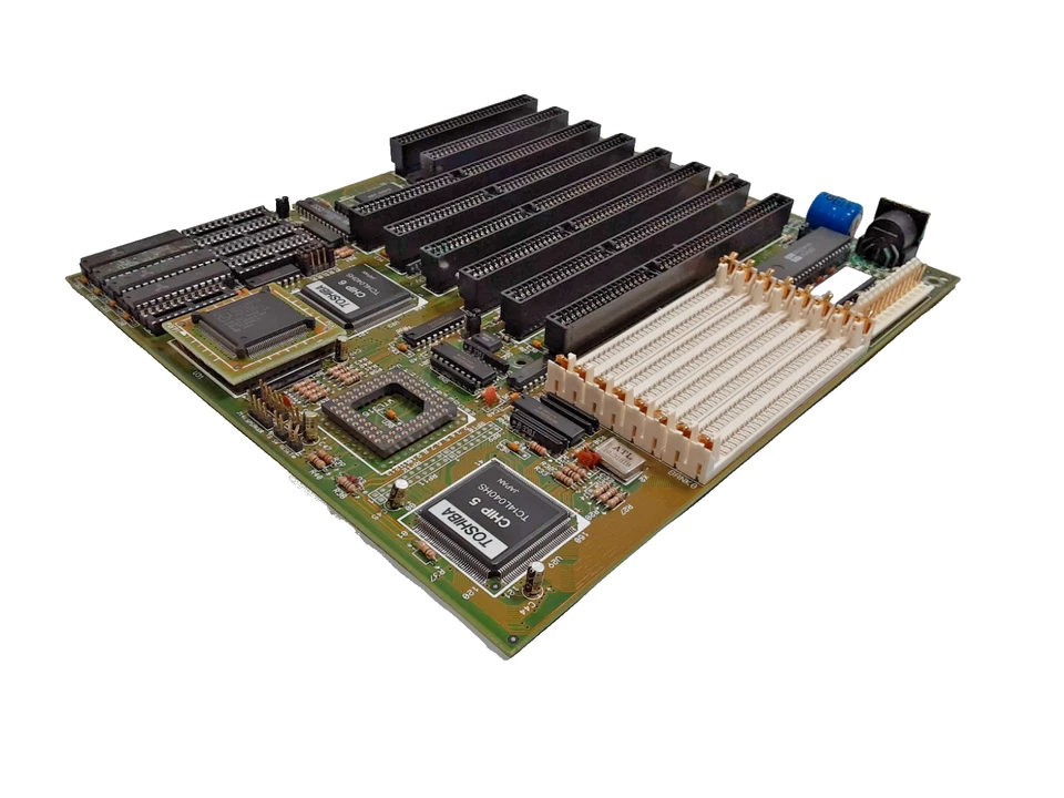 Placa madre vintage PC M321 386/486 AMD AM386 CPU Baby AT - SIN PROBAR Foto 4 de 4