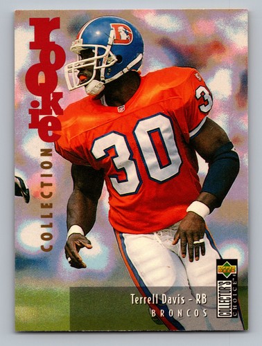 Terrell Davis [Silver] #U17 1995 Collector's Choice Update card