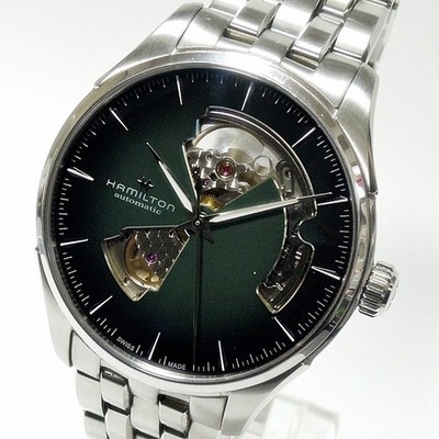 Hamilton H326750 172 8X6 QZ2 Jazzmaster Open Heart Working