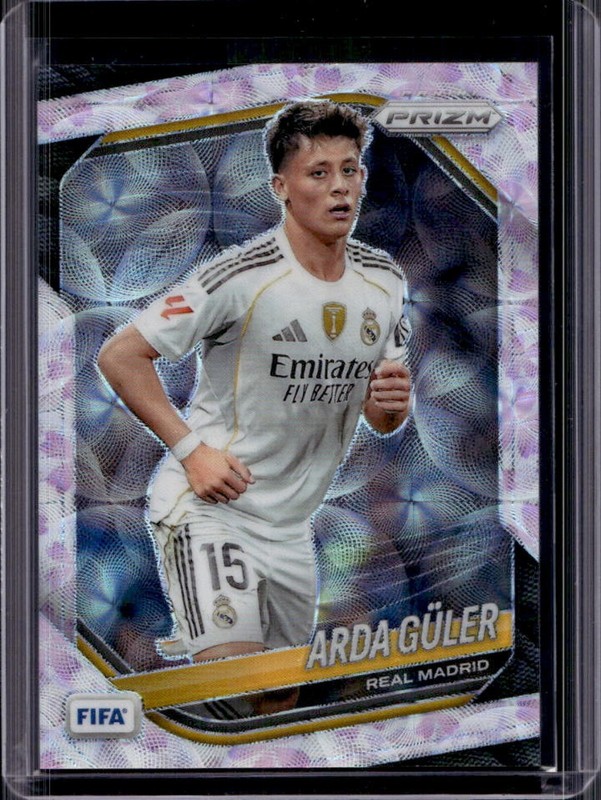2025-26 Panini Prizm FIFA Arda Guler Choice Cherry Blossom Prizm #/28