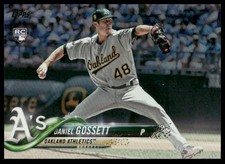 2018 Topps Update #US283 Daniel Gossett RC Rookie Rainbow Foil Oakland Athletics