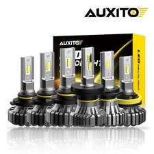 Pair HB3 9005 LED Headlight Kit High Beam Bulbs 34000LM Cool White 6500K 200W