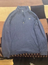 GOAT USA men’s Freedom Roosevelt 1/4 Zip  Sweater Sizes Men’s Small