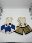 VTG Bandai Mighty Morphin Power Ranger Gloves Blue  & White Ranger 1994 Untested