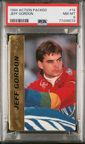 🏁 Jeff GORDON 1994 Action Packed #14 POP 4 🔥 PSA 8 Near Mint - Mint