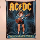 Vintage    AC/DC    Unused  80s BACK PATCH