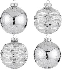 Large Christmas Ball Ornaments, Oversized Shatterproof Plastic Decorative Hangin