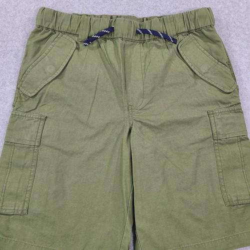 Polo Ralph Lauren Drawstring Cargo Shorts Youth Tag 18 Olive Green Ripstop - Picture 3 of 23