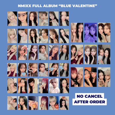 NMIXX PHOTOCARD FULL ALBUM BLUE VALENTINE PHOTOBOOK STANDARD