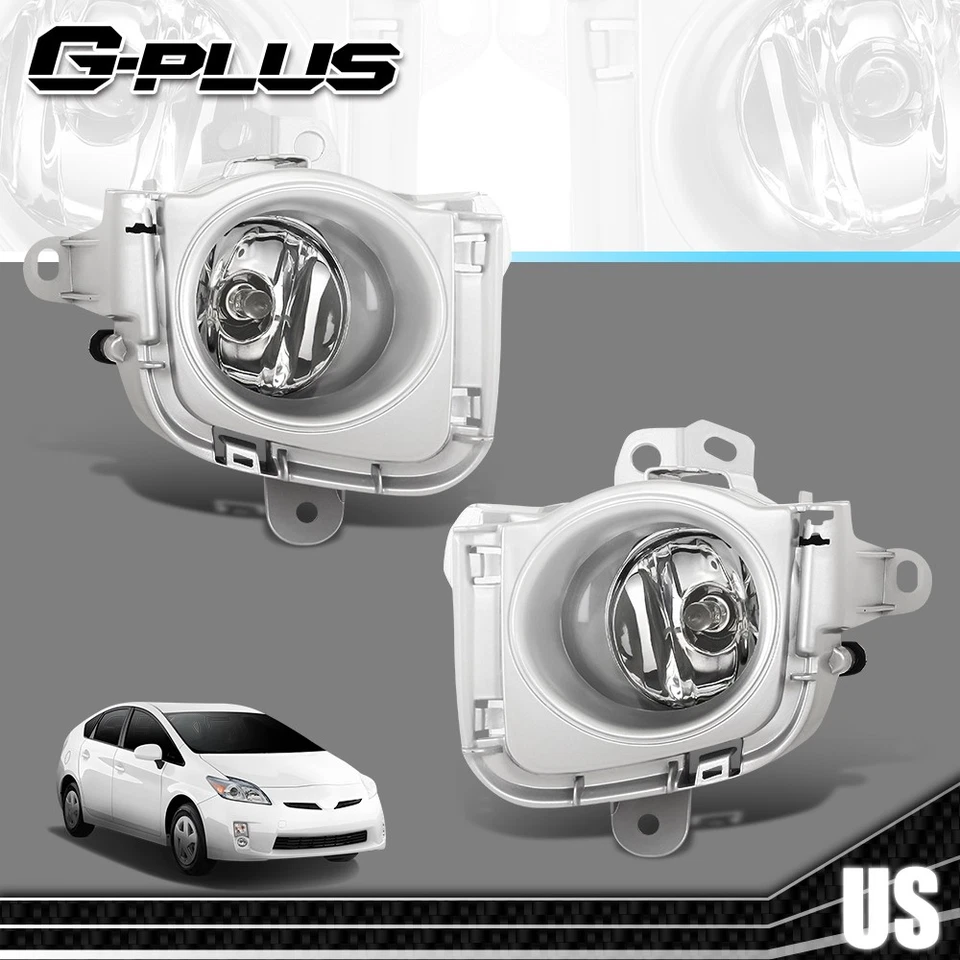 PARA TOYOTA PRIUS 2010-2011 PARACHOQUES CONDUCCIÓN CROMO LUZ ANTINIEBLA LÁMPARA CON ARNÉS + INTERRUPTOR Foto 2 de 4