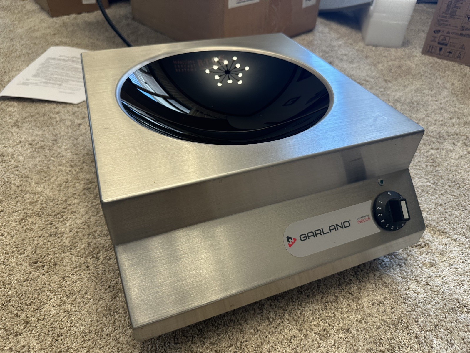 NEW IN BOX Garland Induction Range Countertop Wok Line SH/WO 3500 208V 1 Ph