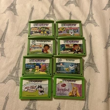 Lot Of LeapFrog Leapster Explorer Games (8)