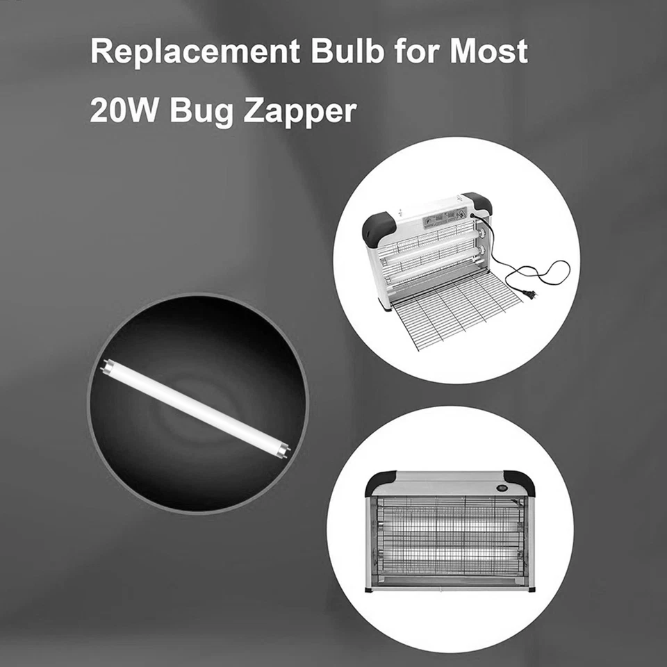 6 Pack  BL T8 F10W Bug Zapper Replacement Bulb for 20W Bug Zapper, 139677 - Image 2 of 4