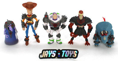 Toy Story That Time Forgot 5 Figure Lot Mattel