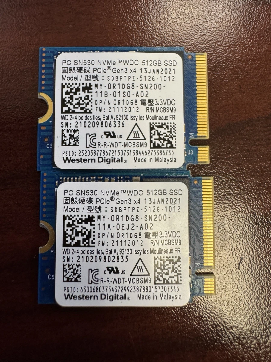 Western Digital M.2 Interface 512 GB Solid State Drives for sale
