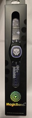 NEW Disney Magic Band Plus Black Panther King Of Wakanda  RARE  Linkable 