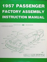 1957 Chevrolet Werk-Produktionsanleitung Bel Air Nomad 150 210 Pkw