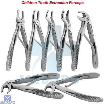 Dental Child Extraction Forceps Pediatric Extracting Roots Children Pedo Forceps