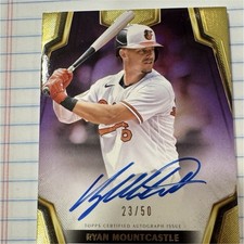 2024 Topps Five Star Autographs Ryan Mountcastle Purple /50 Orioles #FSA-RMO