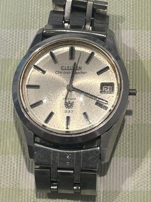 CITIZEN Chrono Master Automatik Uhr Silber Zifferblatt Datumsanzeige