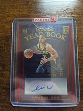 2023-24 Donruss Elite - Rookie Yearbook Autographs Isaiah Wong Red /49 Pacers