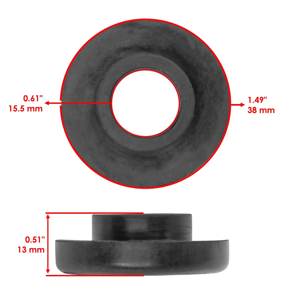 Caltric Exhaust Muffler Silencer & Kit Compatible with Polaris