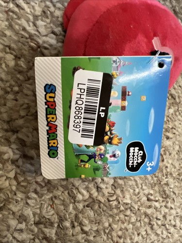 Nintendo Mario Kart Mocchi Mocchi Mario's Hat Clip On Peluche - Nuevo Con Etiquetas Nuevo Con Etiquetas - Imagen 4 de 7