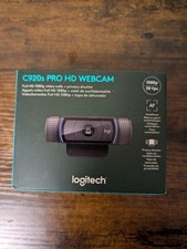 Logitech C920S Pro HD 1080p Webcam Brand New Sealed 30fps Video Calls