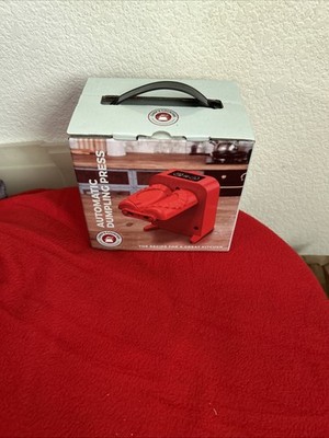 Chef's Counter Electric Automatic Dumpling Maker Machine Press Red CC8000-RD New
