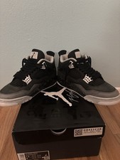Jordan Air Jordan 4 Retro 2024 Fear Suede Bla...