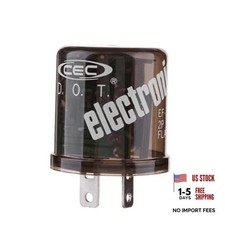 Industries 12V Heavy Duty 2-Pin Electronic Flasher EF32 Relay for LED and