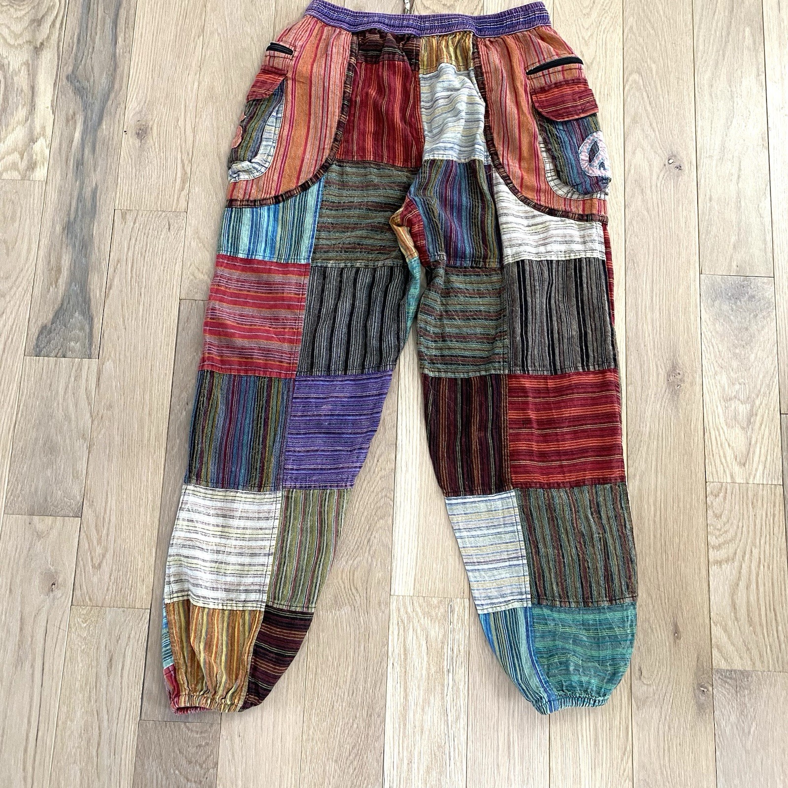 Rising International Patchwork Colorblock Cargo P… - image 5