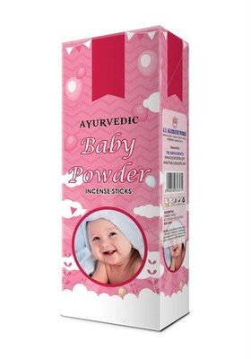 Ayurvedic Baby Powder Stick (120 Sticks) Agarbatti for Puja Freshness Meditation