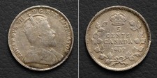 *Canada Silver Coin, 5 Cents 1907 1.167g, 15.494mm[E13211]7y1