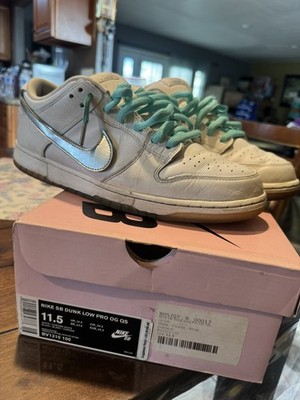 Diamond Supply Co. x Nike Dunk Low Pro SB White Diamond - Size 11.5 