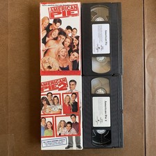 American Pie 1 & 2 VHS Screener Promo Tape Lot Of 2 Jason Biggs Gene Levy