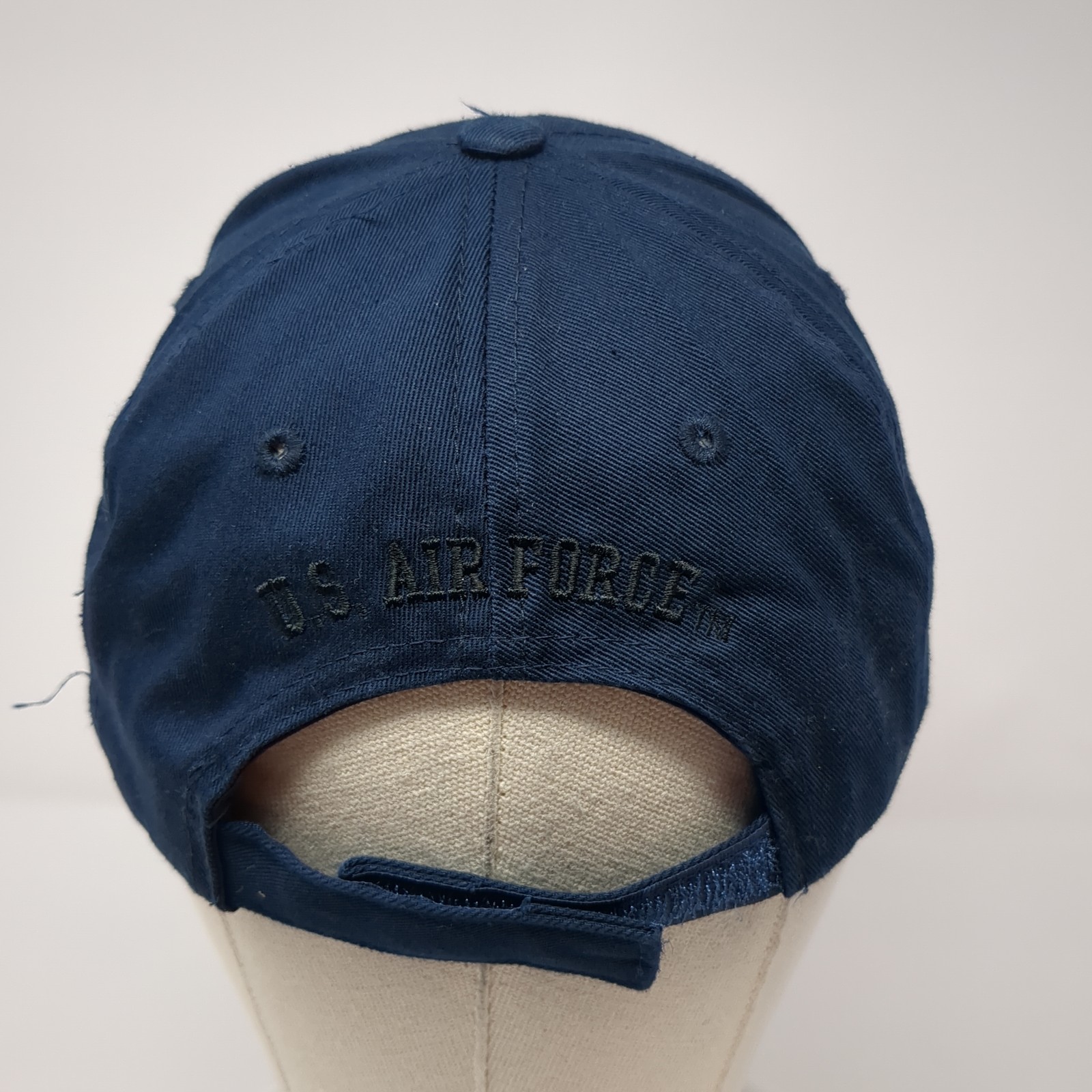US Air Force Strapback Baseball Cap Blue One Size… - image 6