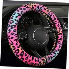Fluffy Steering Wheel Cover for Women,Girly,Fuzzy Steering FLUFFY-LEO