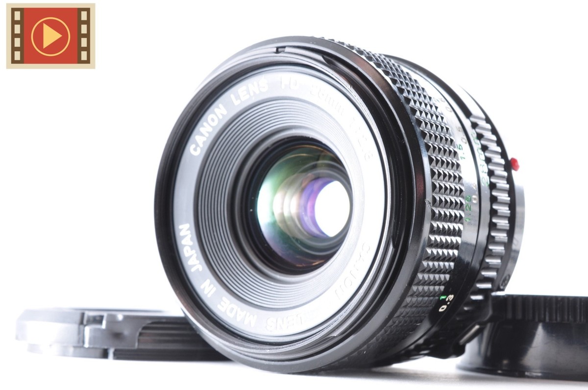 New Canon キヤノン FD Cameras Canon for Lens Camera Film Focus Manual | f/2.8 28mm FD Canon 2624966 f/2.8 28mm NFD レンズ(単焦点)