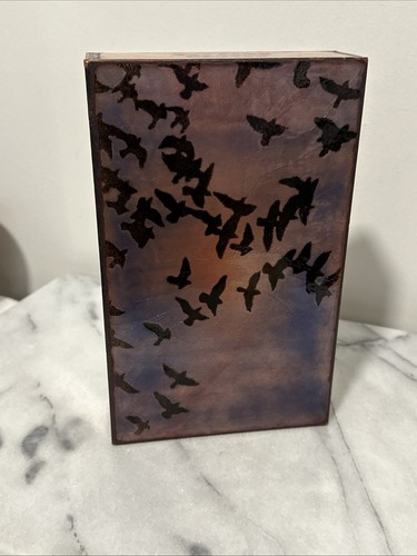 Houston Llew Spiritiles "Aloft" - Retired Glass Over Copper Lovely! - Picture 15 of 19