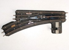 HORNBY O / 0 1/48 RAIL AIGUILLAGE MECANIQUE DROIT A GAUCHE MANUEL, 3 RAILS TRAIN